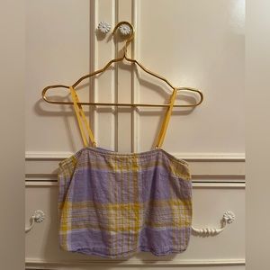 Urban Outfitters plaid tank in size S